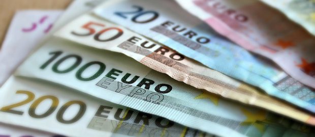 euro pieniądze papierowe