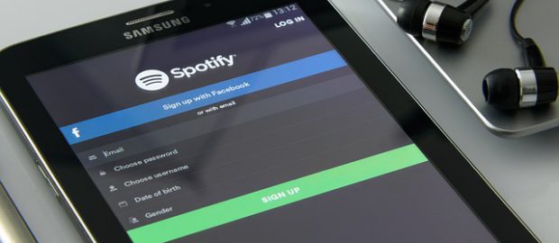 Spotify na smartfonie